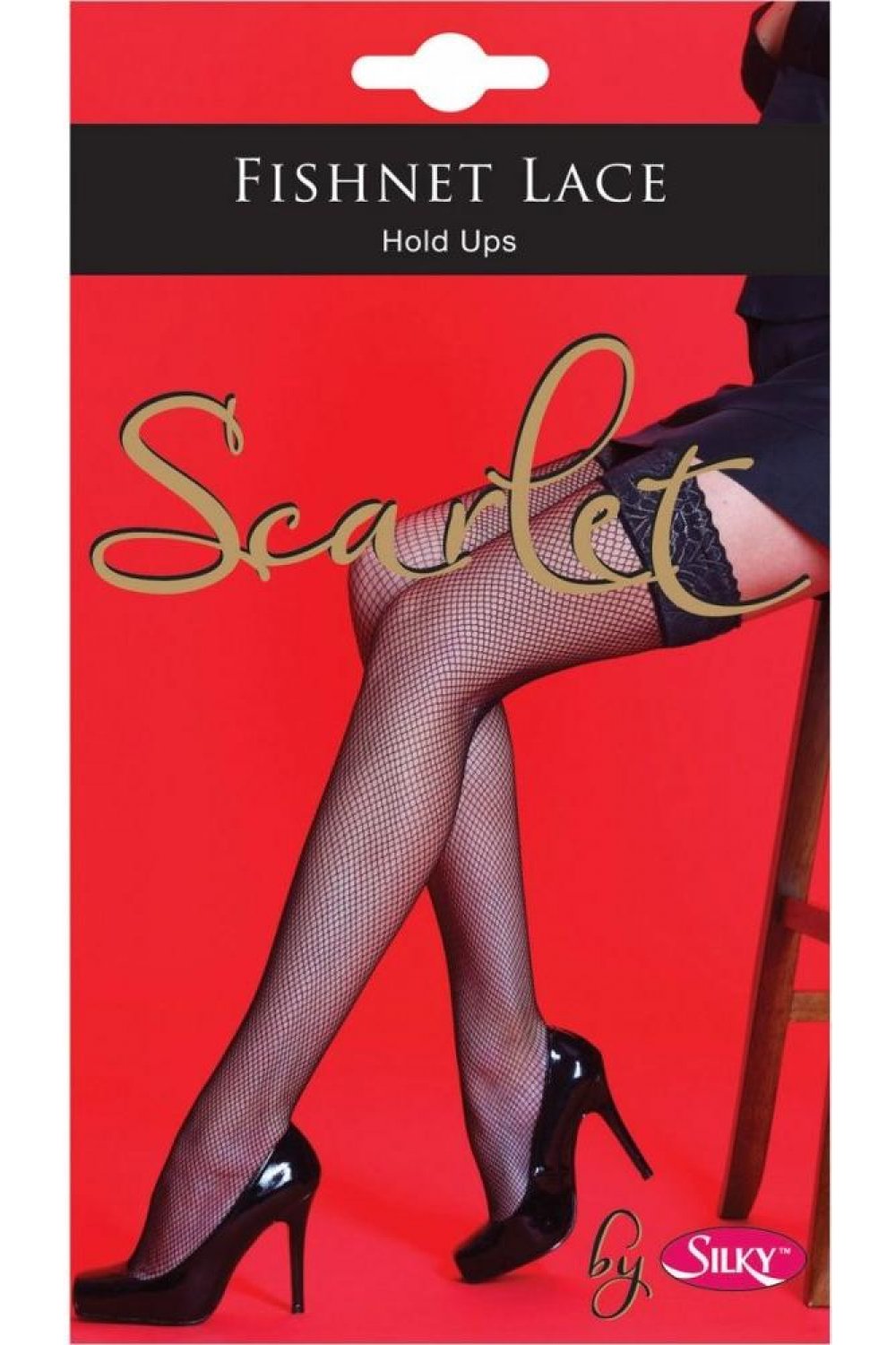Fishnet Lace Top Hold Ups