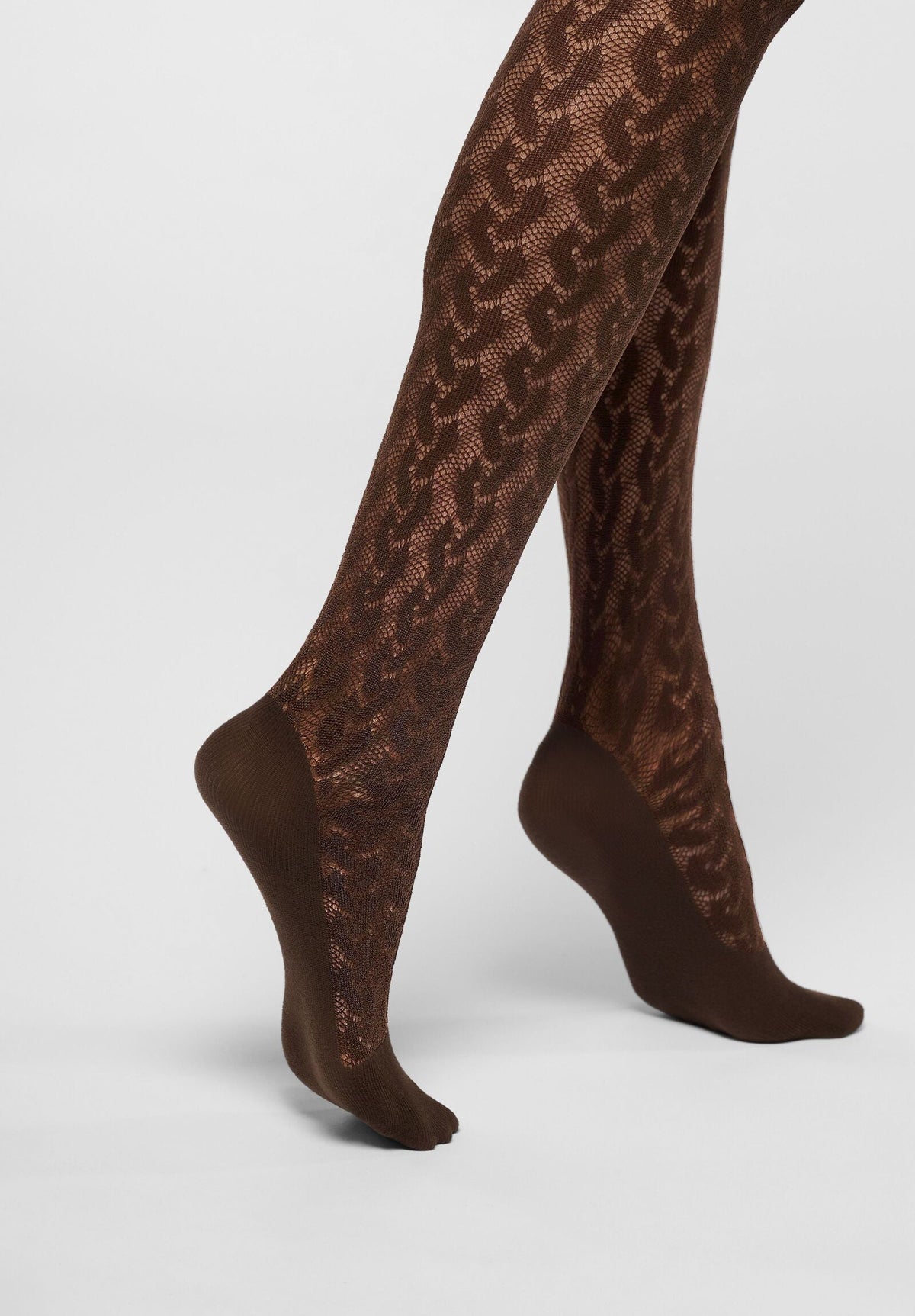 Bio-Derived Sneakers Tights Wave - Chocolate 3