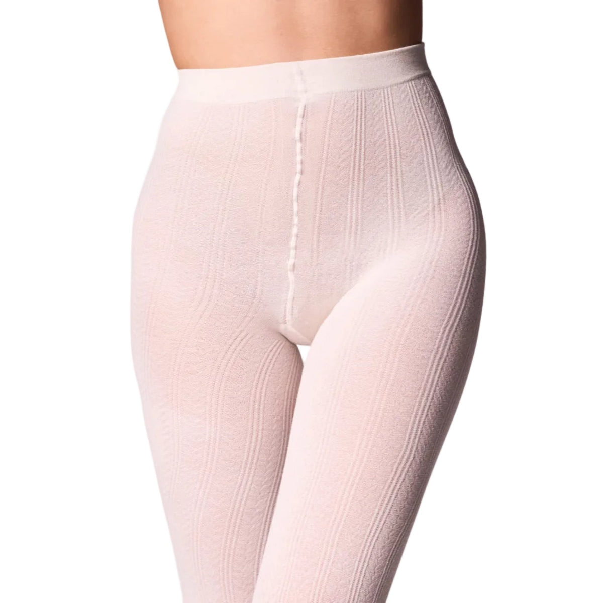 Organic Cotton Blend Cable Knit Tights 03/03778