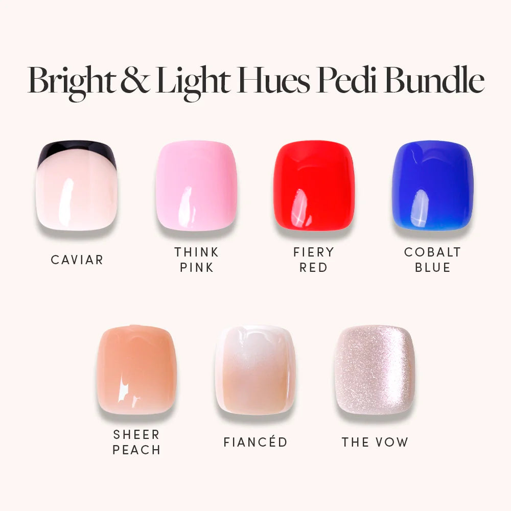 Bright & Light Hues Pedi Bundle