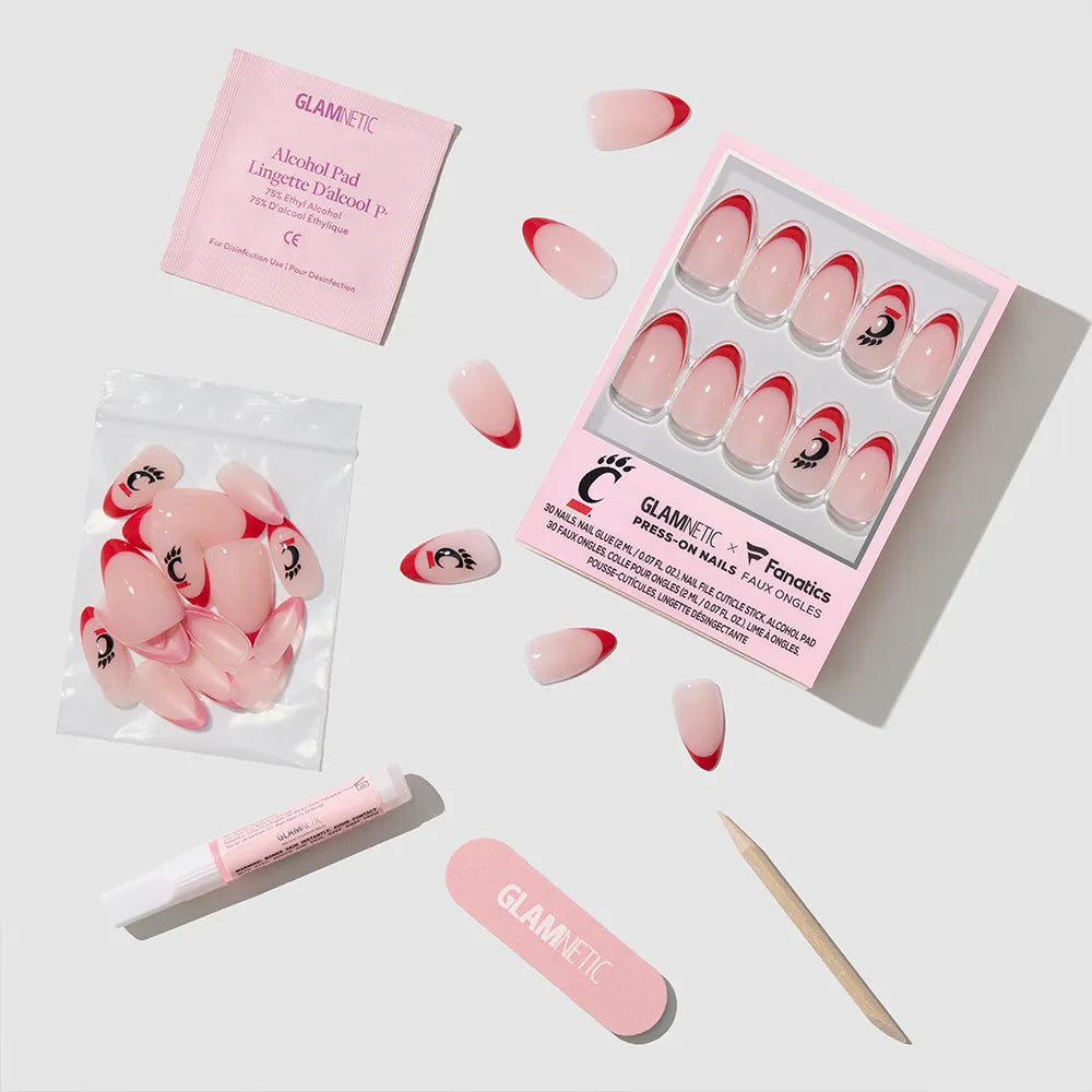Cincinnati Bearcats Press-On Nail Set