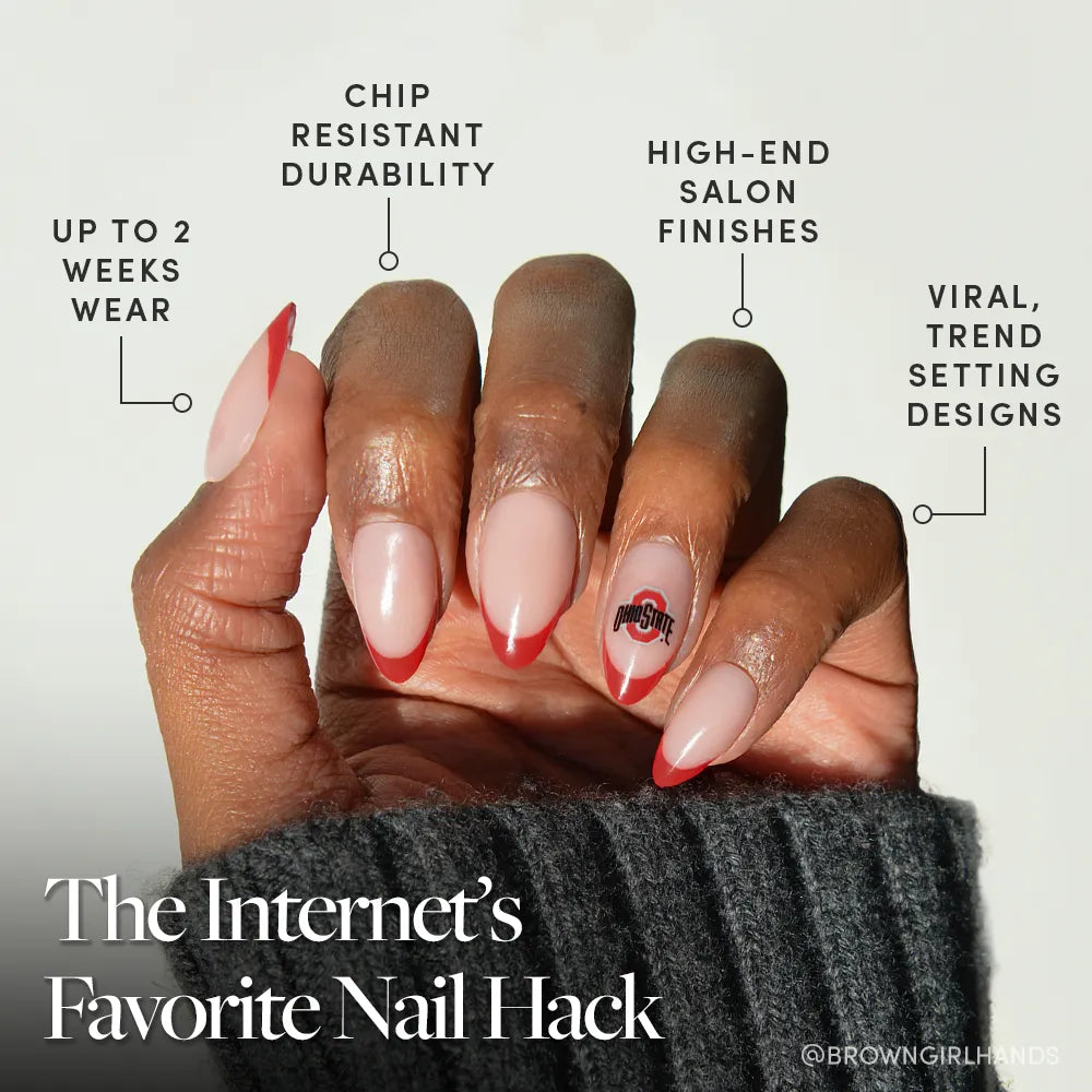 Ohio State Buckeyes Press-On Nail Set