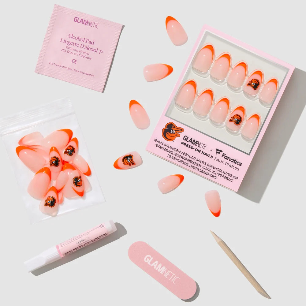 Baltimore Orioles Press-On Nail Set