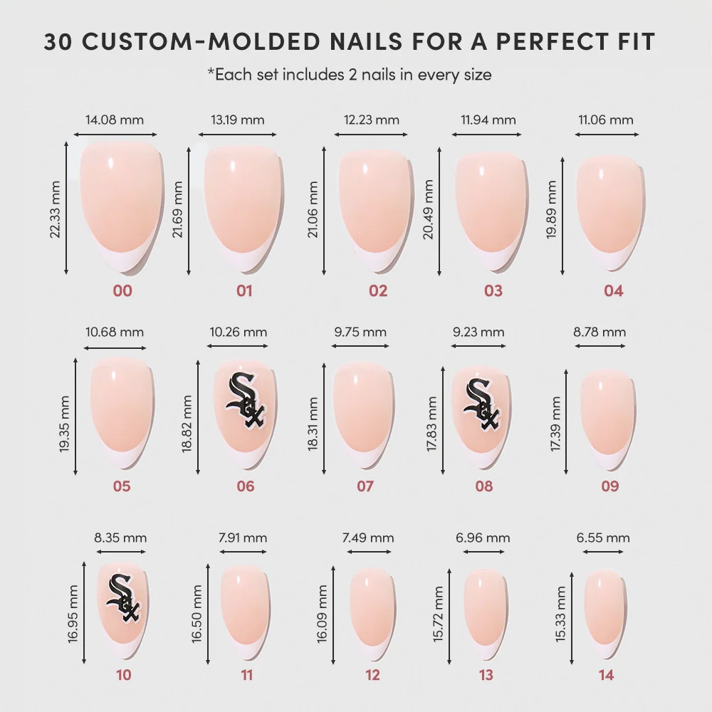 Chicago White Sox Press-On Nail Set