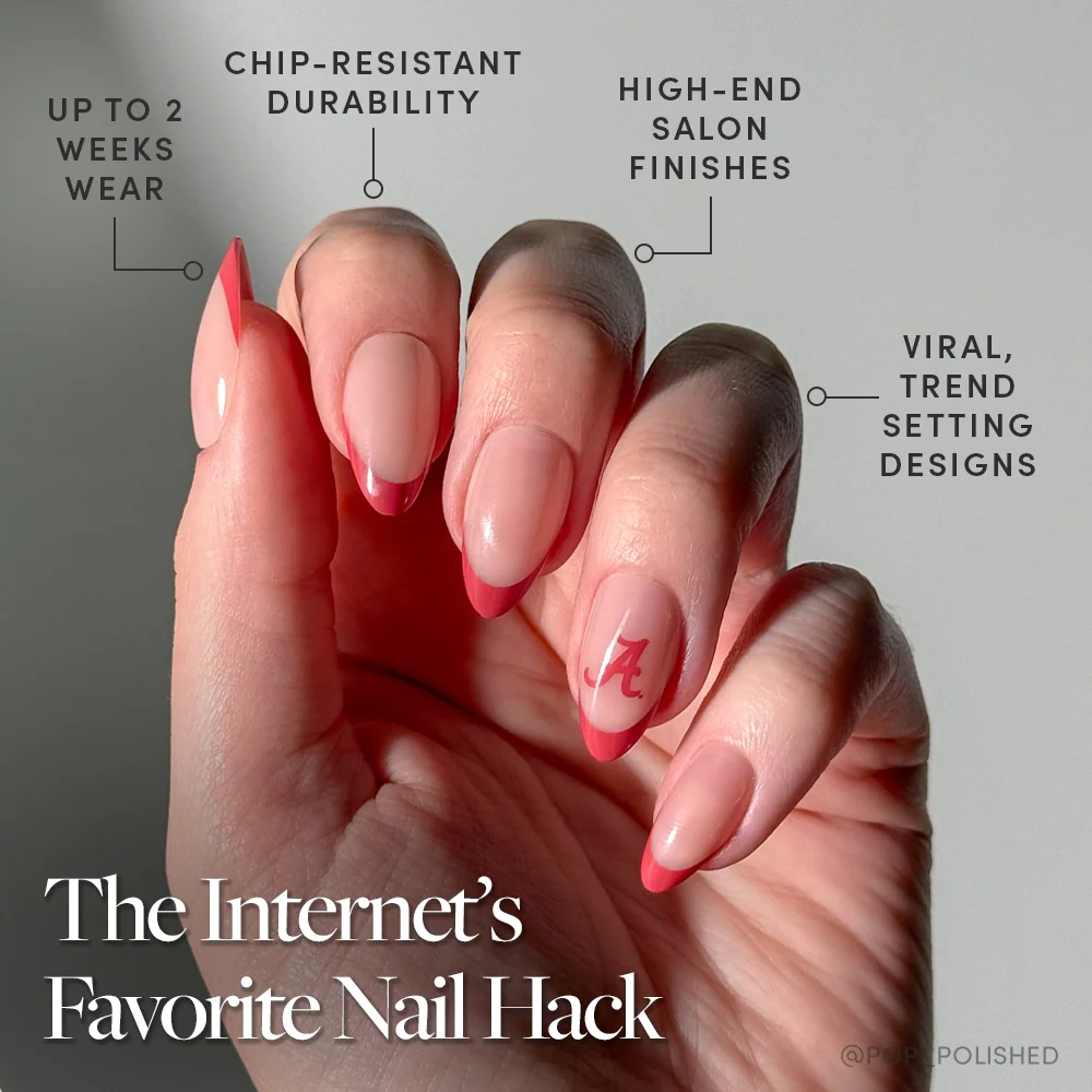 Alabama Crimson Tide Press-On Nail Set
