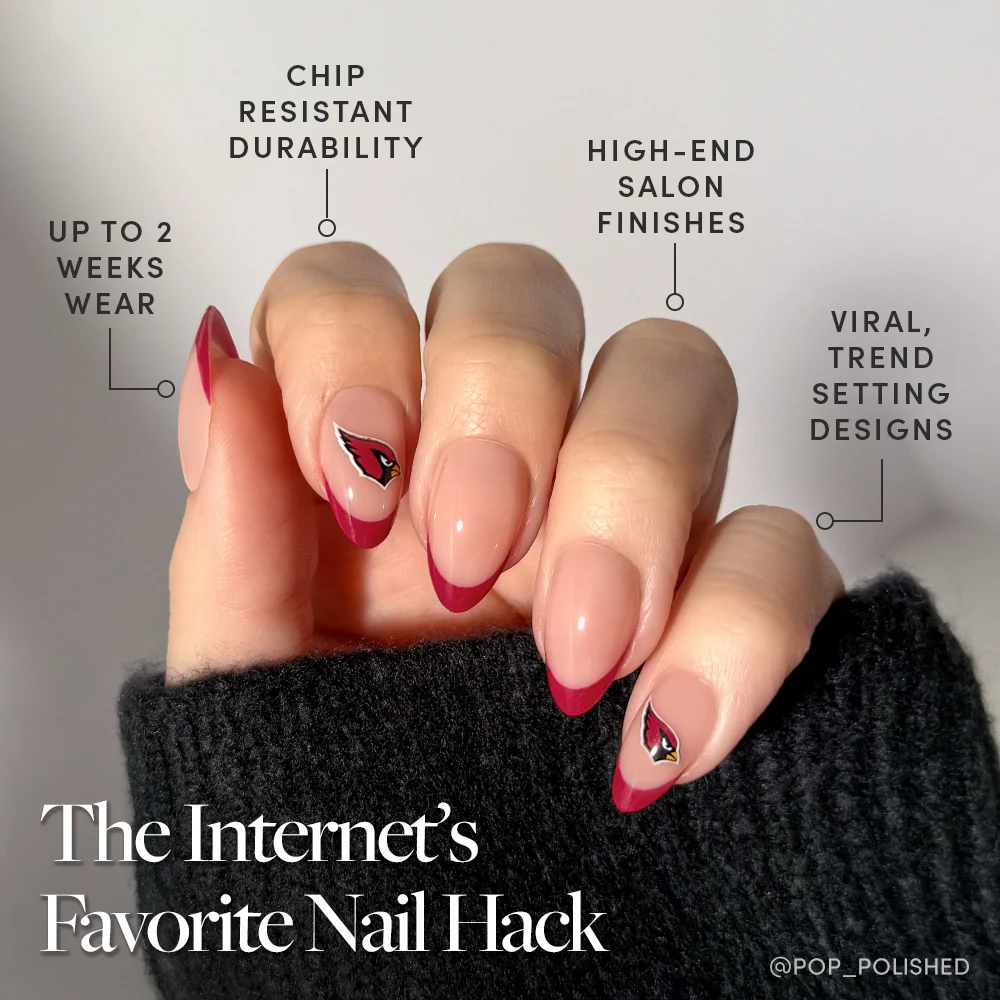 Arizona Cardinals Press-On Nail Set