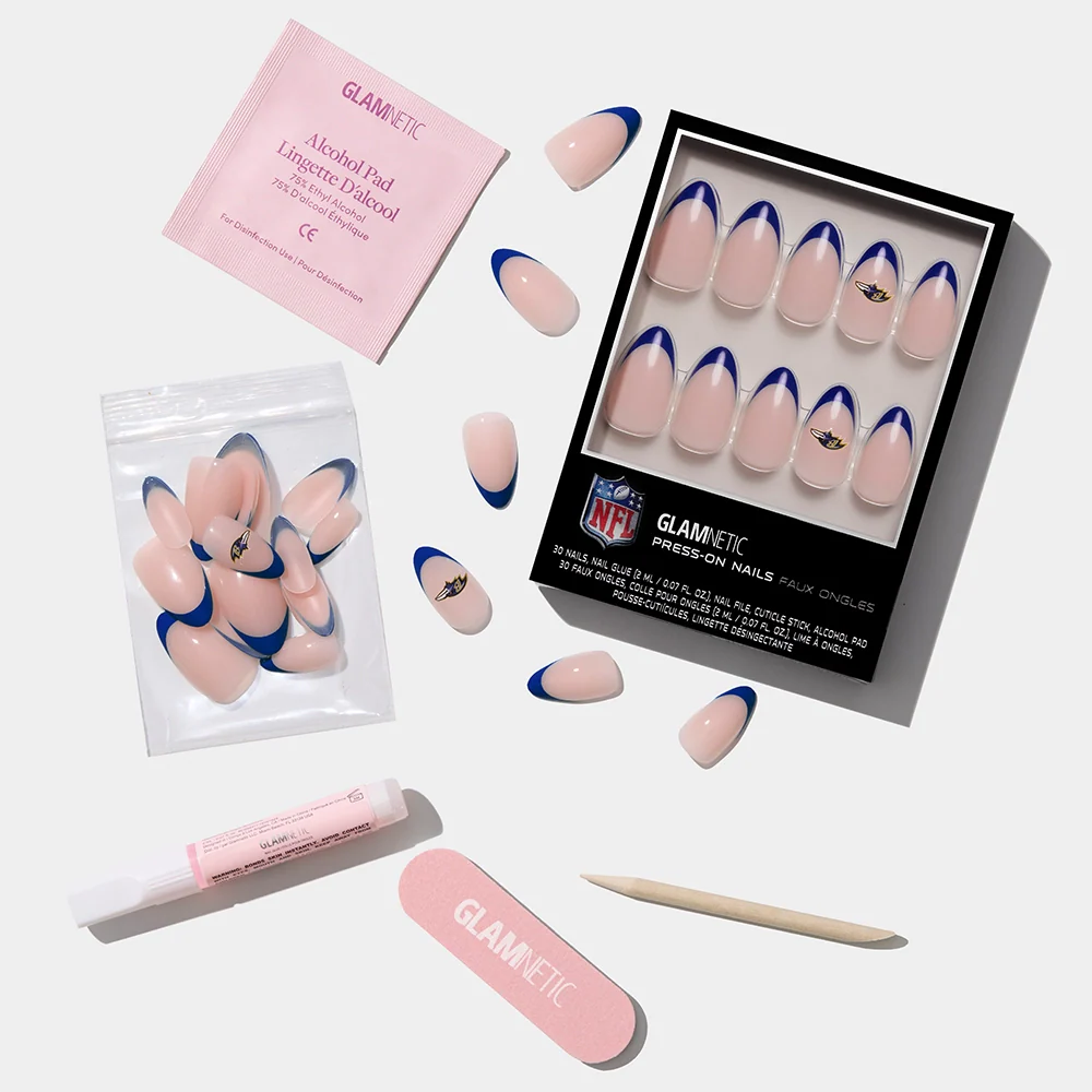 Baltimore Ravens Press-On Nail Set