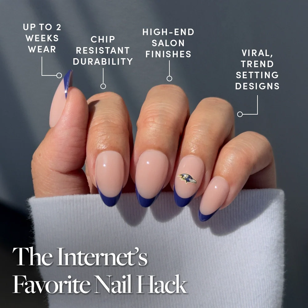 Baltimore Ravens Press-On Nail Set