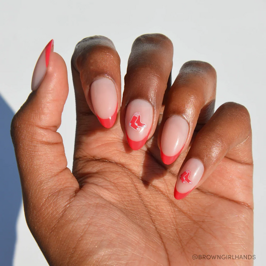 Boston Red Sox Press-On Nail Set