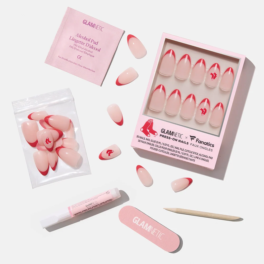 Boston Red Sox Press-On Nail Set