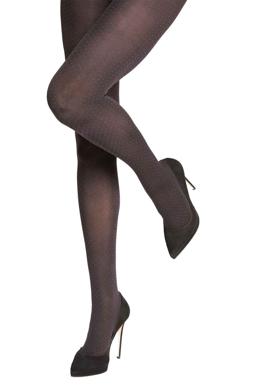 Opaque Two Tone Spot Tights CAIS