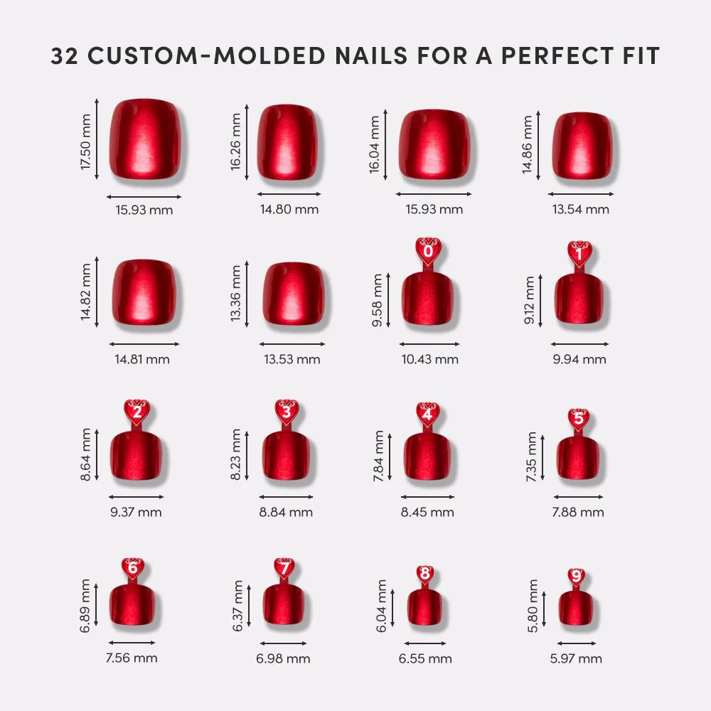 Cherry Glaze Toenail