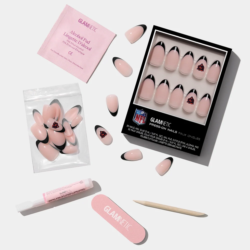 Chicago Bears Press-On Nail Set