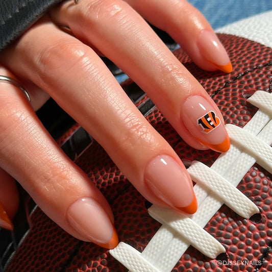 Cincinnati Bengals Press-On Nail Set