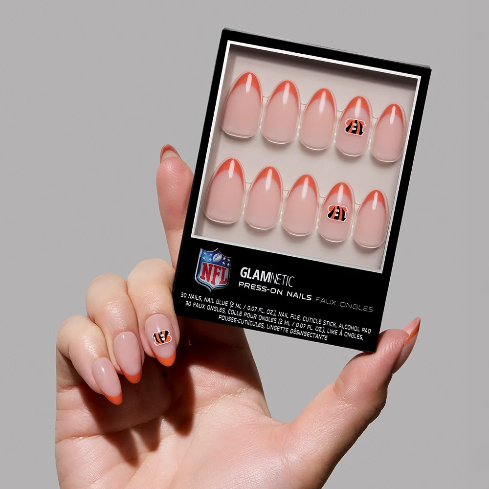 Cincinnati Bengals Press-On Nail Set