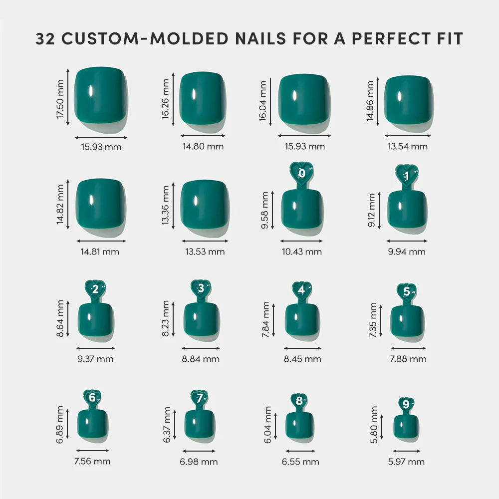 Emerald Green Toenail
