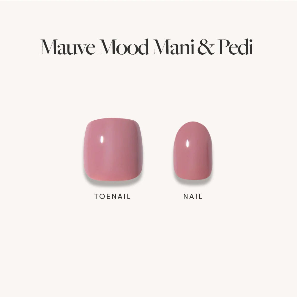 Muted Blush Mauve Mani & Pedi Bundles