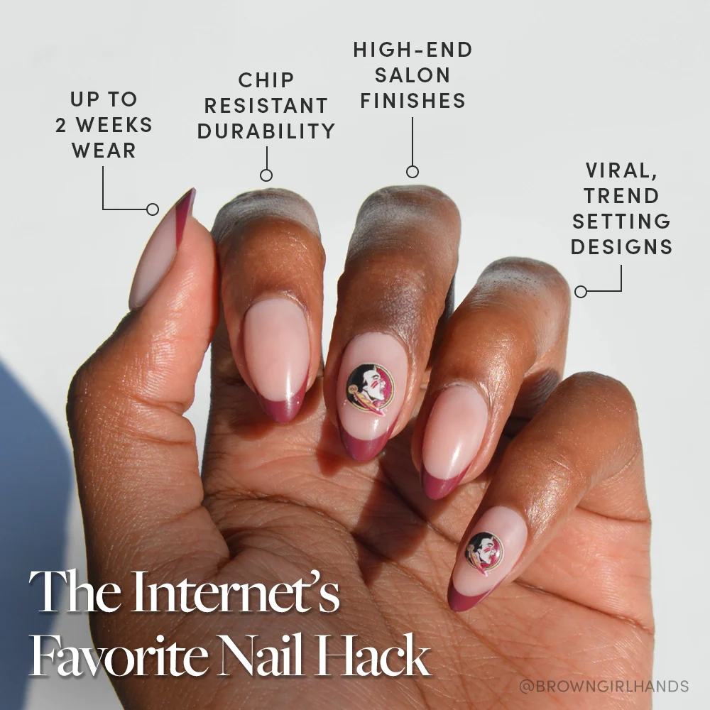 Florida State Seminoles Press-On Nail Set