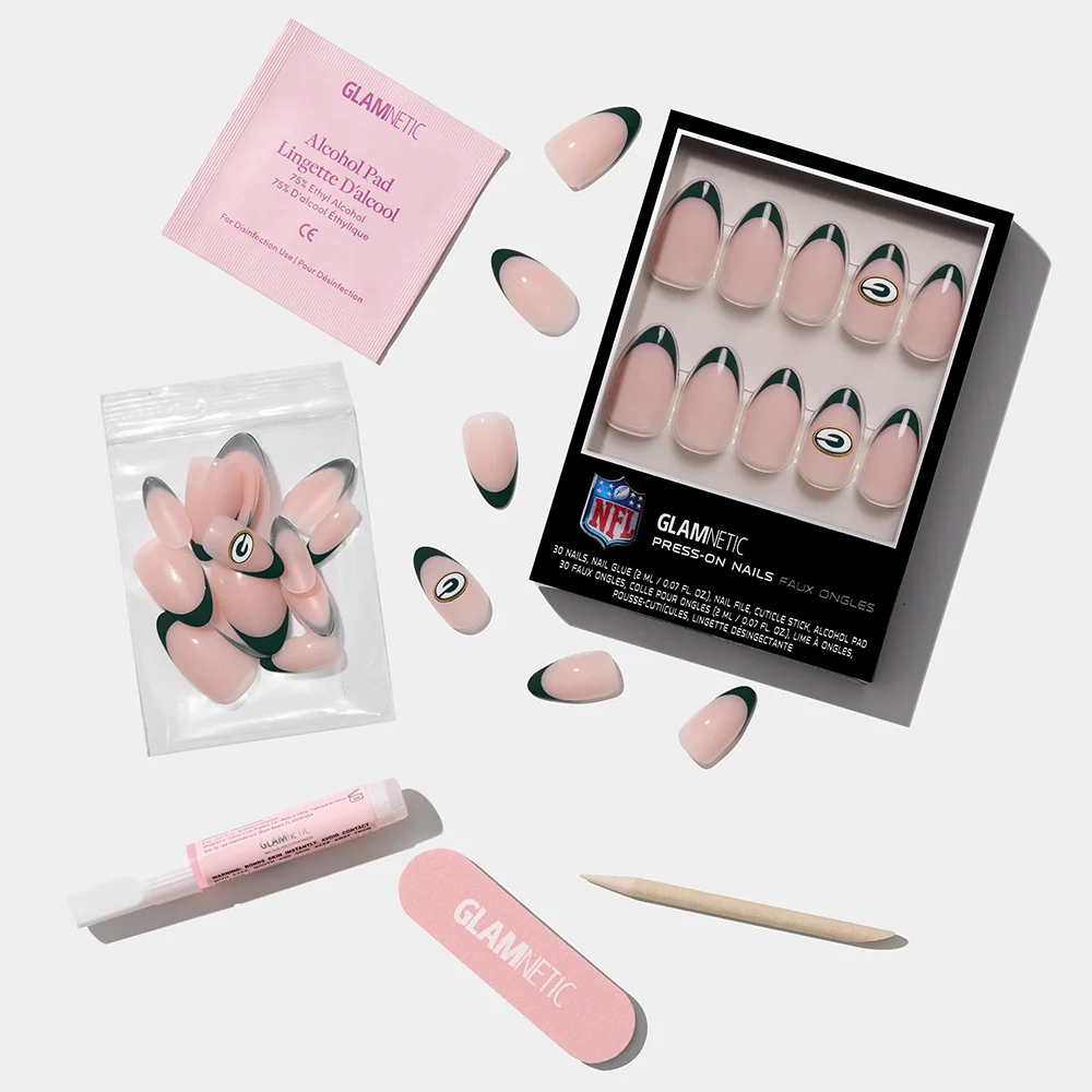Green Bay Packers Press-On Nail Set
