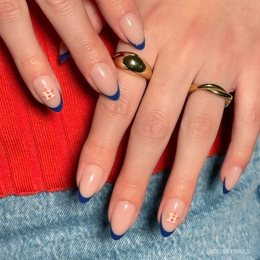 Houston Astros Press-On Nail Set