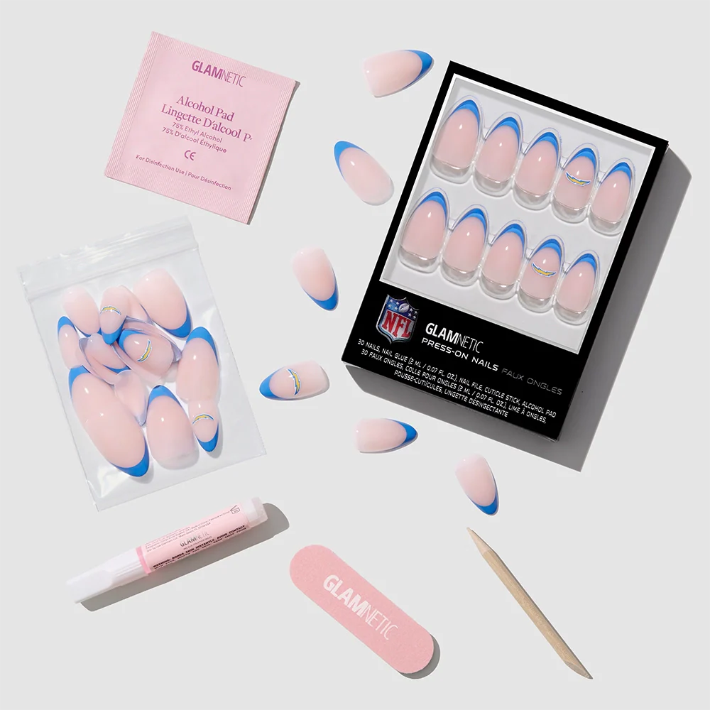Los Angeles Chargers Press-On Nail Set