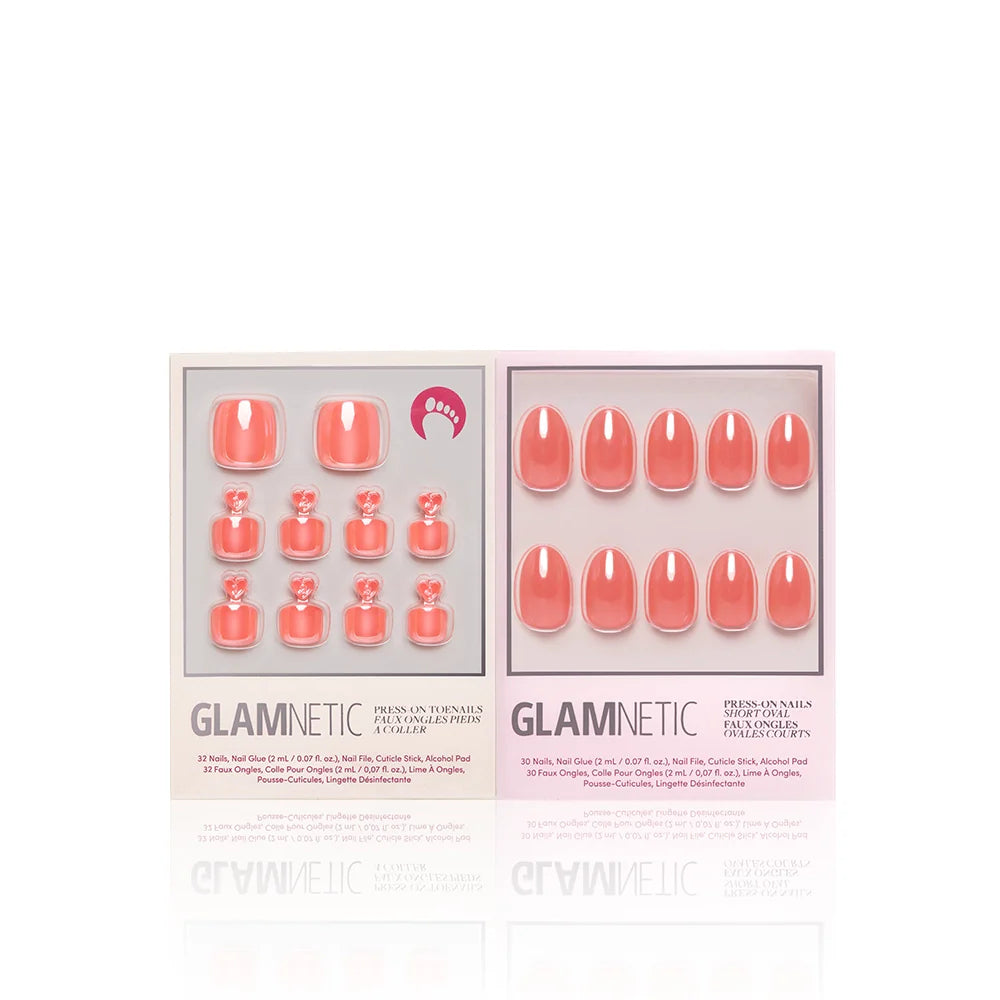 Lush Coral Mani & Pedi