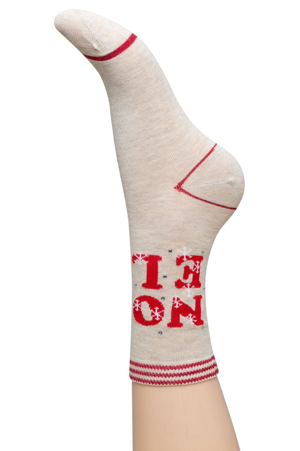 Noel Stud Christmas Socks CGBY