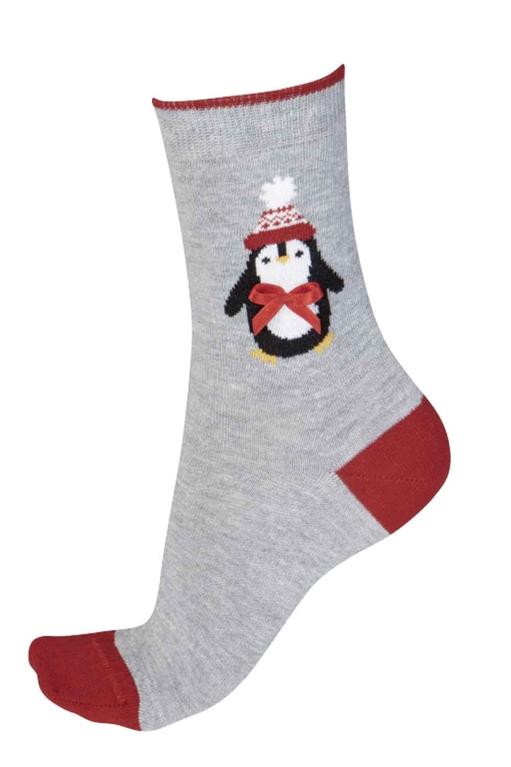 Grey Penguin Socks 1PP EWZ1
