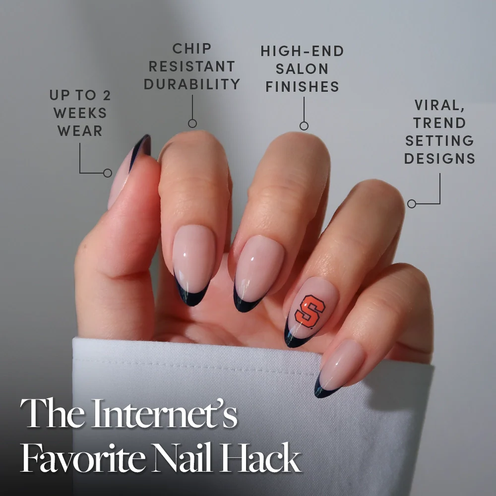 Syracuse Orange Press-On Nail Set