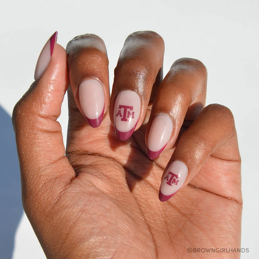 Texas A&M Aggies Press-On Nail Set