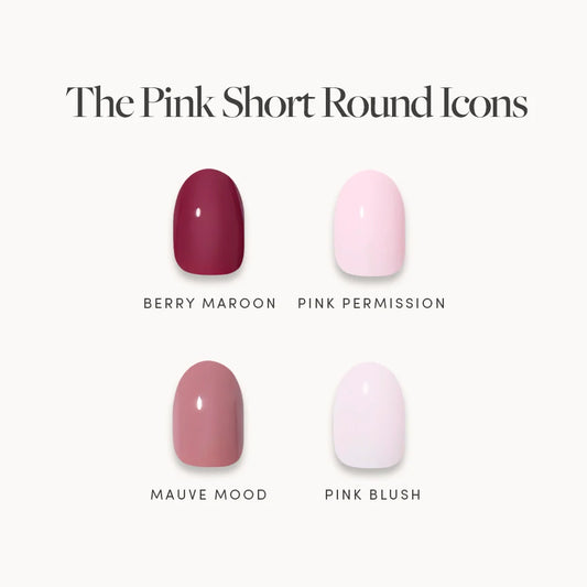 The Pink Short Round Icons