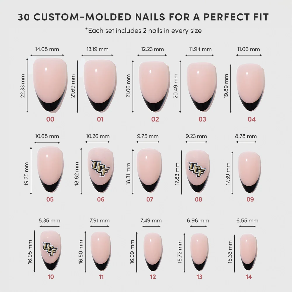 UCF Knights Press-On Nail Set