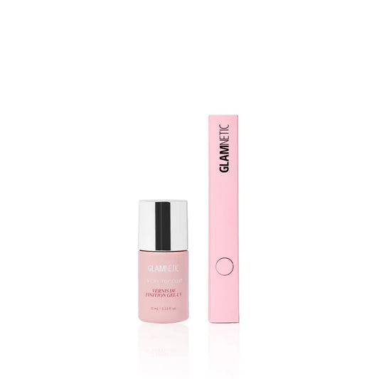 UV Gel Top Coat + Handheld LED UV Lamp