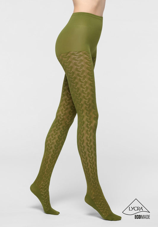 Bio-Derived Sneakers Tights Wave - Green